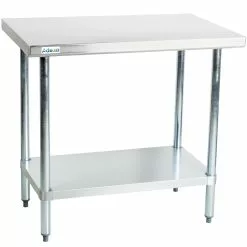 Commercial Work Table Stainless Steel Bottom Shelf 750x600x900mm | Adexa WTG600X750