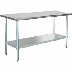 Commercial Work Table Stainless Steel Bottom Shelf 1500x600x900mm | Adexa WTG600X1500