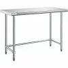 Commercial Work Table Stainless Steel No Bottom Shelf 1520x610x900mm | Adexa WTGOB2460418