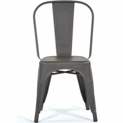Bistro Dining Chair Steel Dark Grey Indoors | Adexa WW163G -Cooking Appliances Sales Store WW60G 1 1200x1200 1