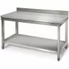 Professional Work Table Stainless Steel Bottom Shelf Upstand 1200x600x900mm | Adexa THATS126A